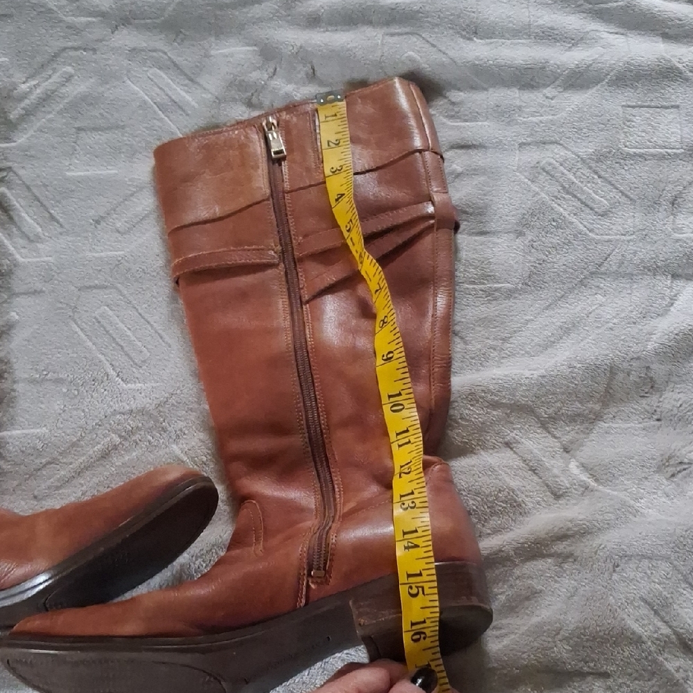 Tommy Hilfiger Tan Leather Women's Boots